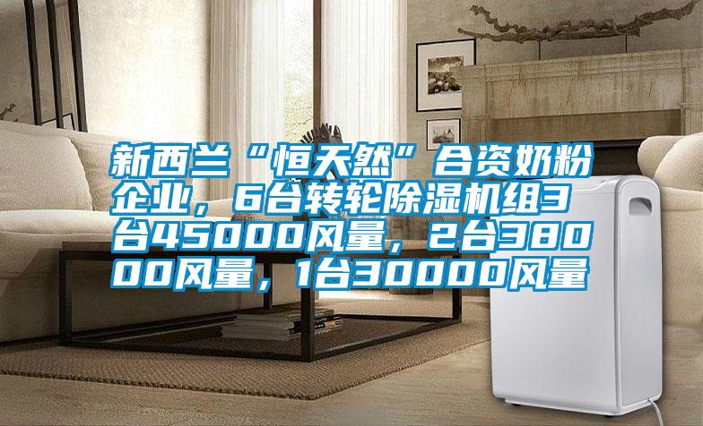 新西蘭“恒天然”合資奶粉企業(yè),6臺轉(zhuǎn)輪除濕機(jī)組3臺45000風(fēng)量,2臺38000風(fēng)量,1臺30000風(fēng)量