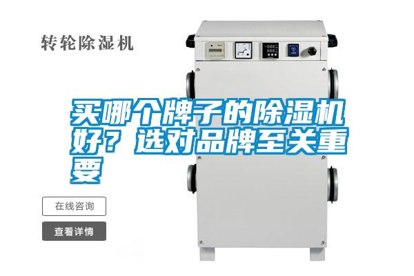 買哪個牌子的除濕機好？選對品牌至關重要