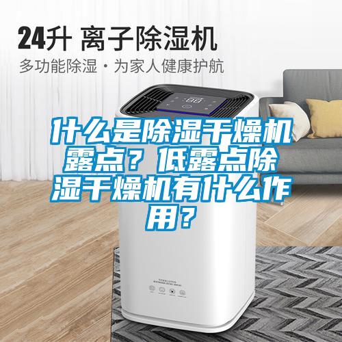 什么是除濕干燥機(jī)露點(diǎn)？低露點(diǎn)除濕干燥機(jī)有什么作用？
