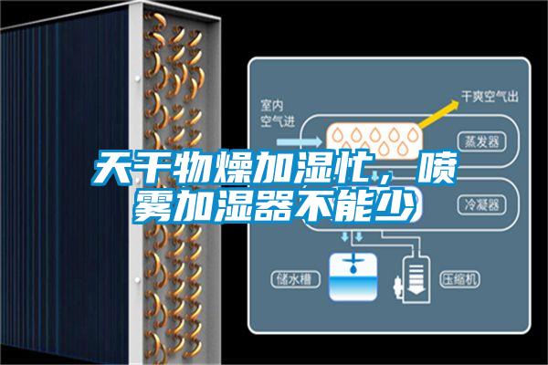 天干物燥加濕忙,噴霧加濕器不能少