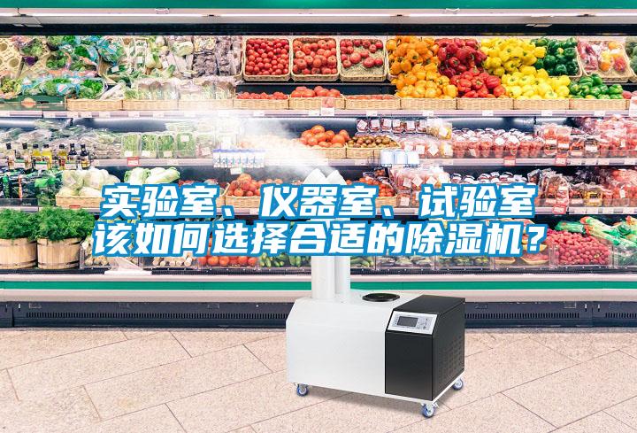 實驗室、儀器室、試驗室該如何選擇合適的除濕機？