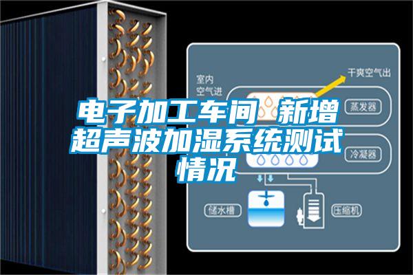 電子加工車(chē)間 新增超聲波加濕系統(tǒng)測(cè)試情況