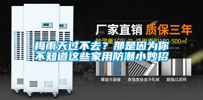 梅雨天過不去？那是因為你不知道這些家用防潮小妙招