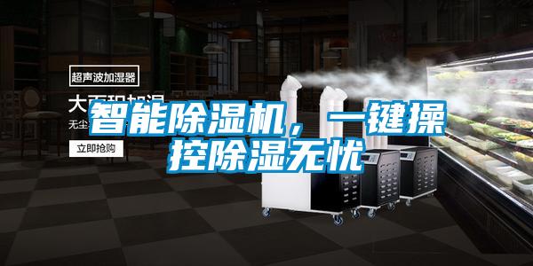 智能除濕機(jī)，一鍵操控除濕無憂