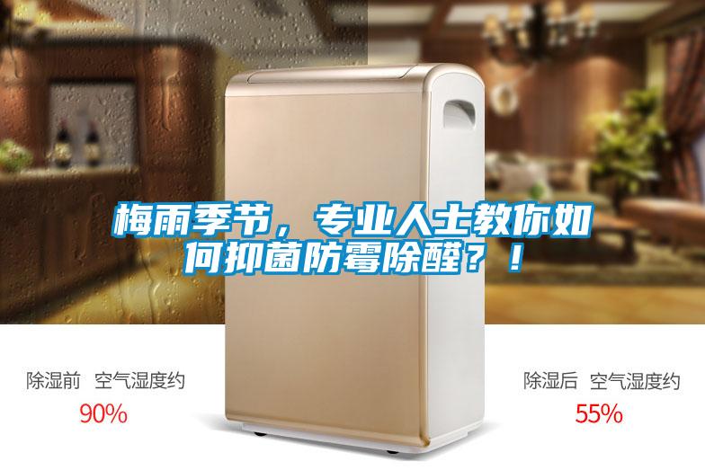 梅雨季節，專業人士教你如何抑菌防霉除醛？！