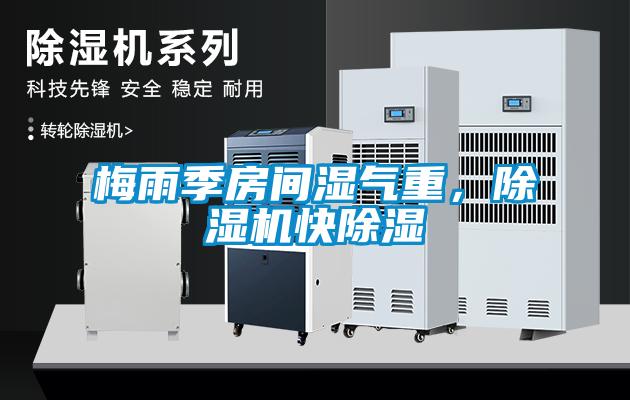 梅雨季房間濕氣重，除濕機快除濕