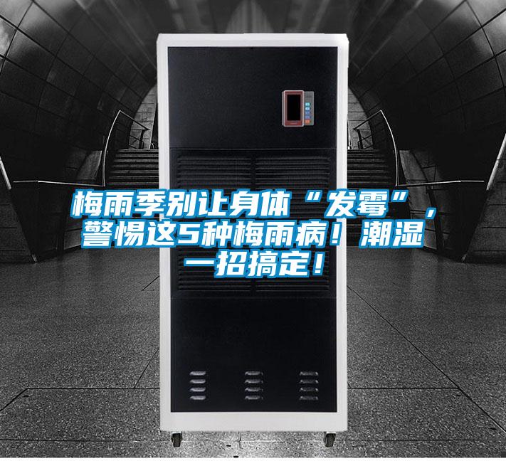 梅雨季別讓身體“發霉”,警惕這5種梅雨病!潮濕一招搞定!