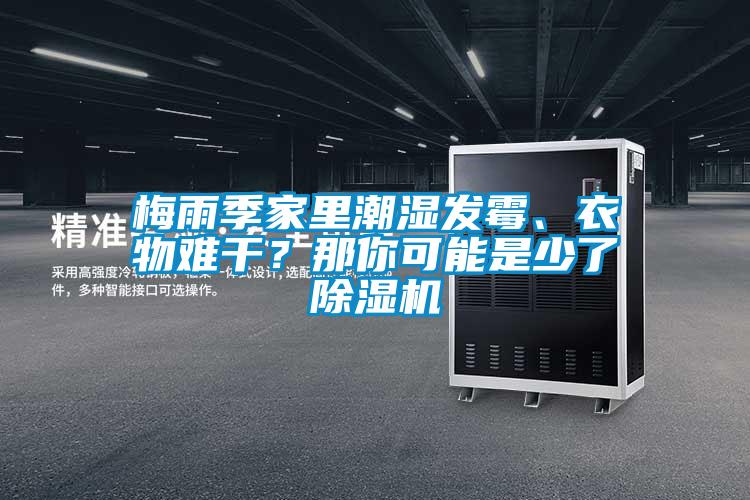 梅雨季家里潮濕發(fā)霉、衣物難干？那你可能是少了除濕機(jī)