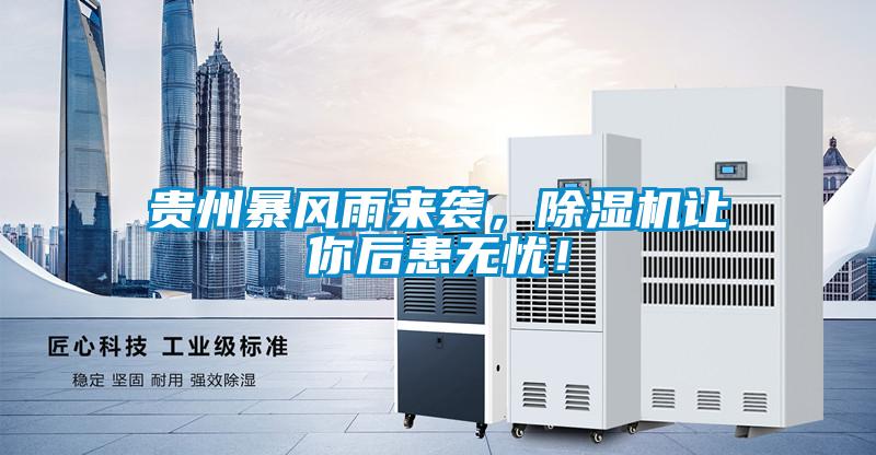 貴州暴風雨來襲，除濕機讓你后患無憂！