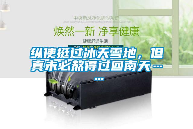 縱使挺過冰天雪地，但真未必熬得過回南天……