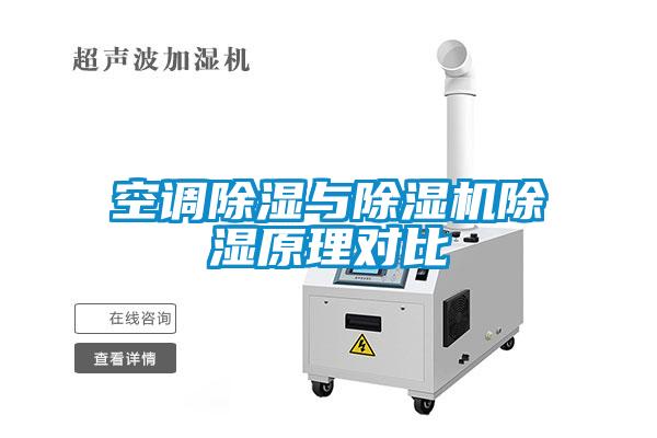空調(diào)除濕與除濕機除濕原理對比