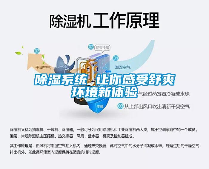 除濕系統 讓你感受舒爽環境新體驗