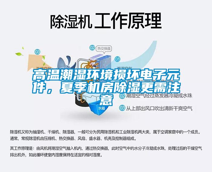 高溫潮濕環境損壞電子元件，夏季機房除濕更需注意