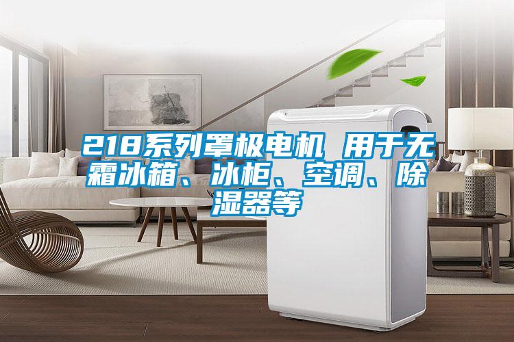 218系列罩極電機 用于無霜冰箱、冰柜、空調、除濕器等