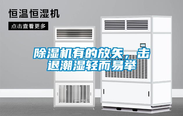 除濕機(jī)有的放矢，擊退潮濕輕而易舉