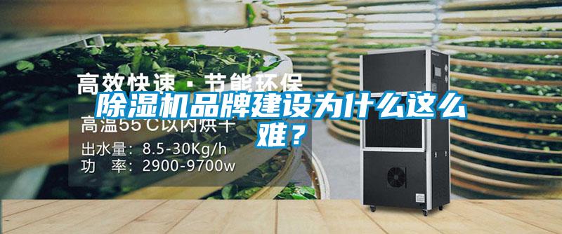除濕機品牌建設(shè)為什么這么難？