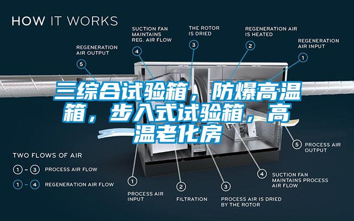 三綜合試驗(yàn)箱，防爆高溫箱，步入式試驗(yàn)箱，高溫老化房