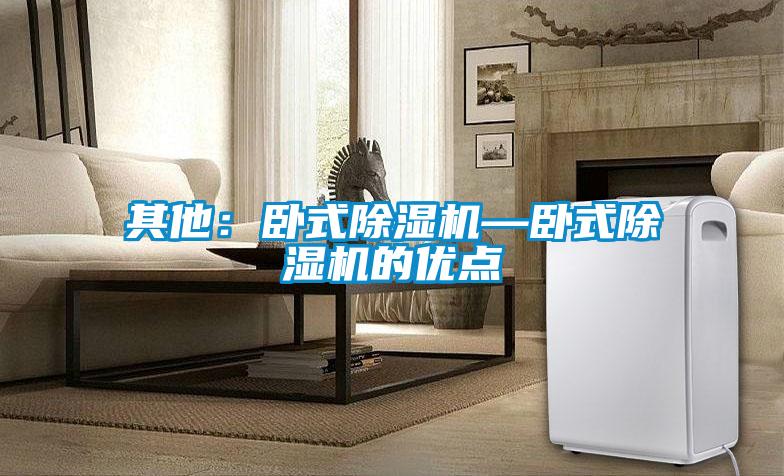 其他：臥式除濕機—臥式除濕機的優點