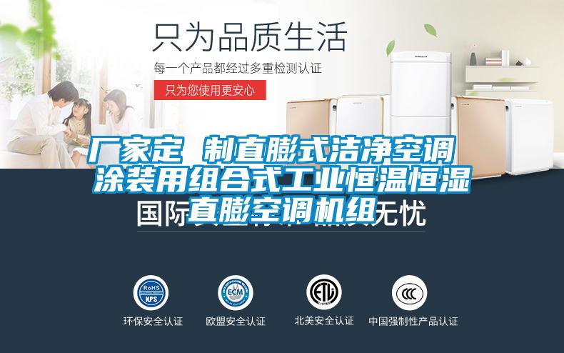 廠家定 制直膨式潔凈空調 涂裝用組合式工業恒溫恒濕直膨空調機組