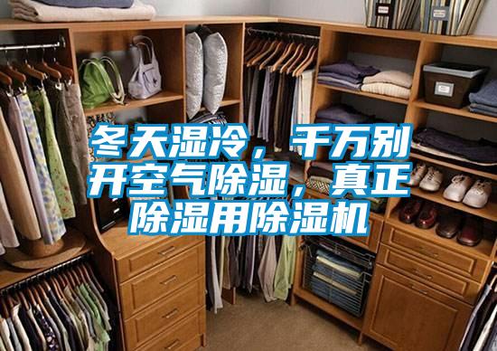 冬天濕冷，千萬別開空氣除濕，真正除濕用除濕機