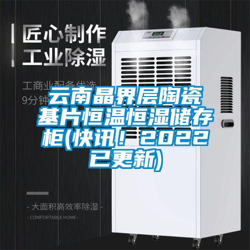 云南晶界層陶瓷基片恒溫恒濕儲(chǔ)存柜(快訊！2022已更新)