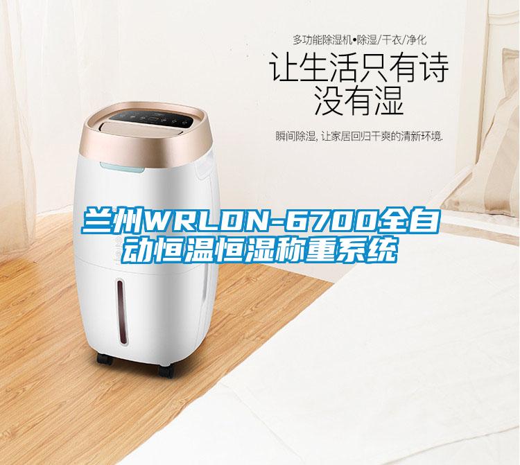 蘭州WRLDN-6700全自動恒溫恒濕稱重系統