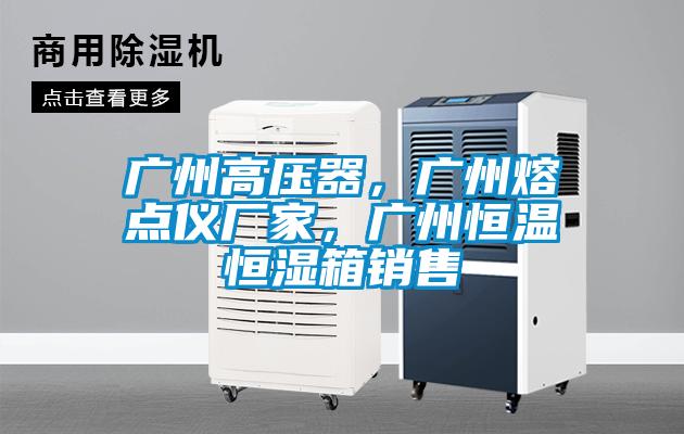 廣州高壓器，廣州熔點儀廠家，廣州恒溫恒濕箱銷售