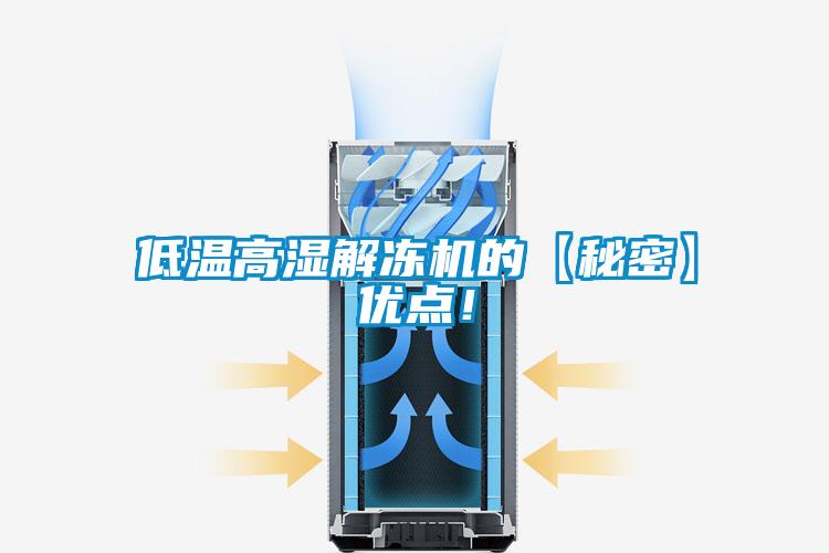 低溫高濕解凍機(jī)的【秘密】?jī)?yōu)點(diǎn)！
