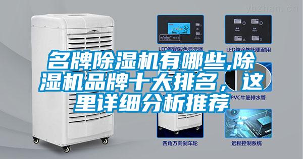 名牌除濕機(jī)有哪些,除濕機(jī)品牌十大排名，這里詳細(xì)分析推薦