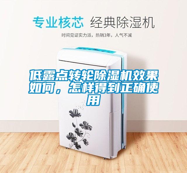 低露點(diǎn)轉(zhuǎn)輪除濕機(jī)效果如何，怎樣得到正確使用