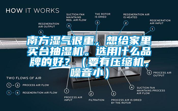 南方濕氣很重，想給家里買臺抽濕機。選用什么品牌的好？（要有壓縮機，噪音小）