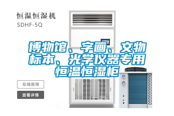 博物館、字畫、文物標(biāo)本、光學(xué)儀器專用恒溫恒濕柜
