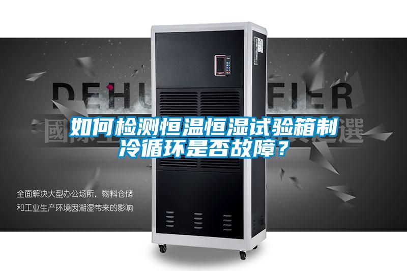 如何檢測恒溫恒濕試驗箱制冷循環是否故障？