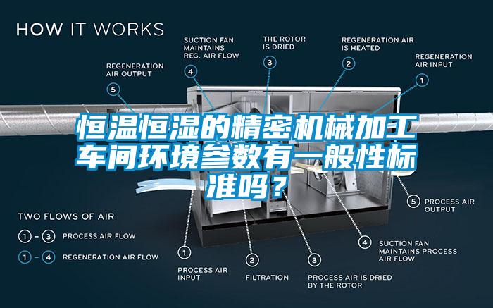 恒溫恒濕的精密機(jī)械加工車間環(huán)境參數(shù)有一般性標(biāo)準(zhǔn)嗎？