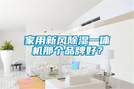 家用新風(fēng)除濕一體機(jī)那個(gè)品牌好？