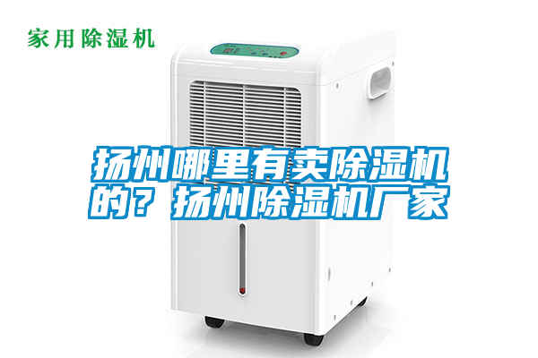 揚州哪里有賣除濕機的？揚州除濕機廠家