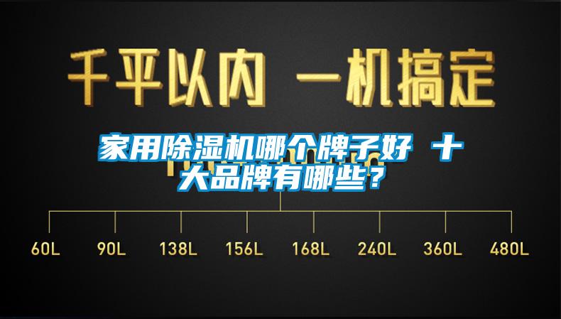 家用除濕機(jī)哪個牌子好 十大品牌有哪些？