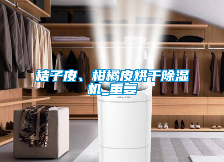 桔子皮、柑橘皮烘干除濕機_重復