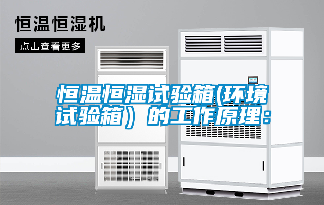 恒溫恒濕試驗箱(環境試驗箱）的工作原理：