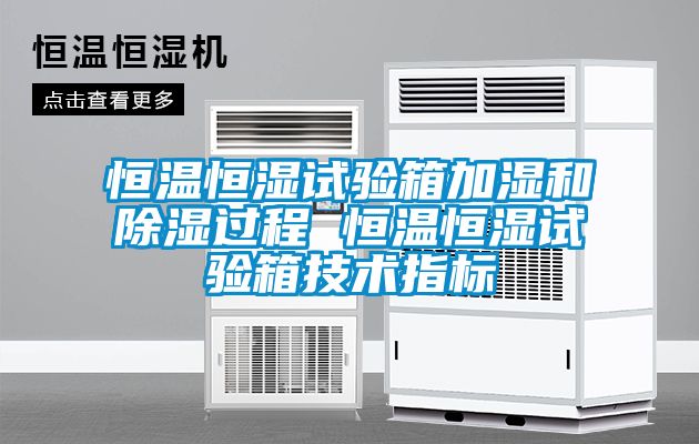 恒溫恒濕試驗箱加濕和除濕過程 恒溫恒濕試驗箱技術指標