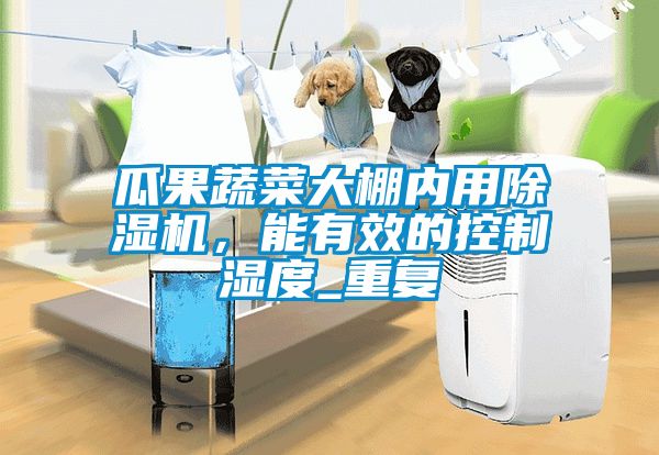 瓜果蔬菜大棚內用除濕機，能有效的控制濕度_重復