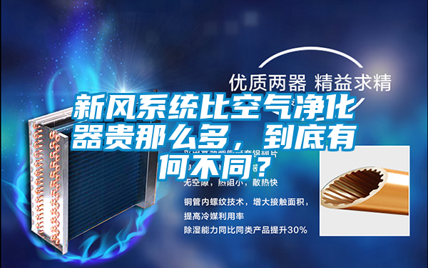 新風系統比空氣凈化器貴那么多,到底有何不同?
