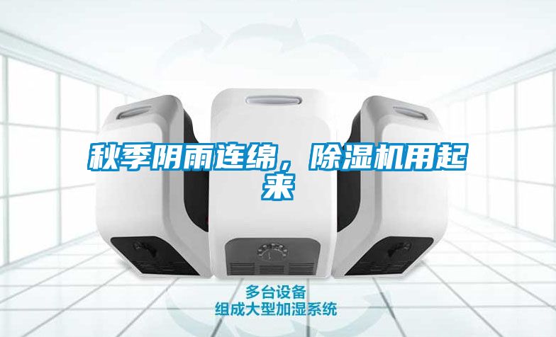 秋季陰雨連綿，除濕機用起來