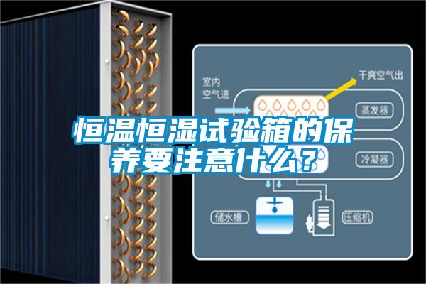 恒溫恒濕試驗箱的保養要注意什么？