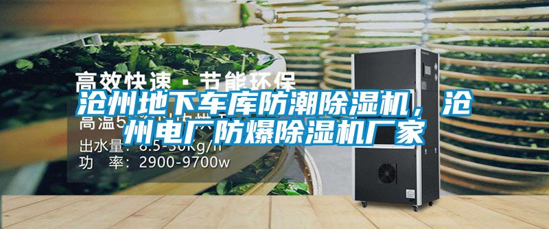 滄州地下車庫防潮除濕機，滄州電廠防爆除濕機廠家