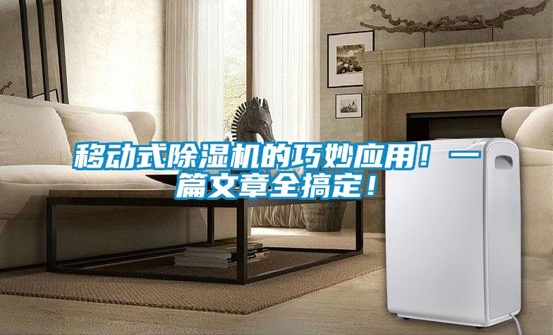 移動式除濕機的巧妙應用！一篇文章全搞定！