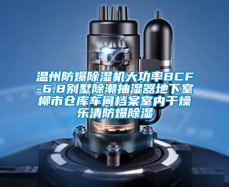 溫州防爆除濕機大功率BCF-6.8別墅除潮抽濕器地下室柳市倉庫車間檔案室內干燥樂清防爆除濕