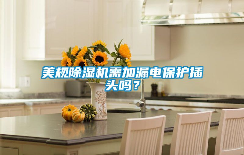 美規(guī)除濕機(jī)需加漏電保護(hù)插頭嗎？