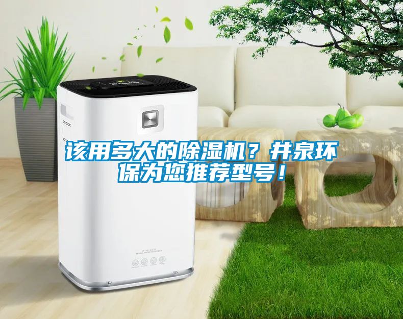 該用多大的除濕機？井泉環保為您推薦型號！