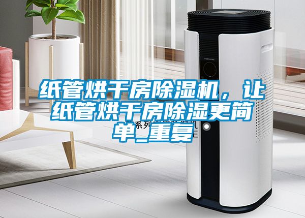 紙管烘干房除濕機，讓紙管烘干房除濕更簡單_重復